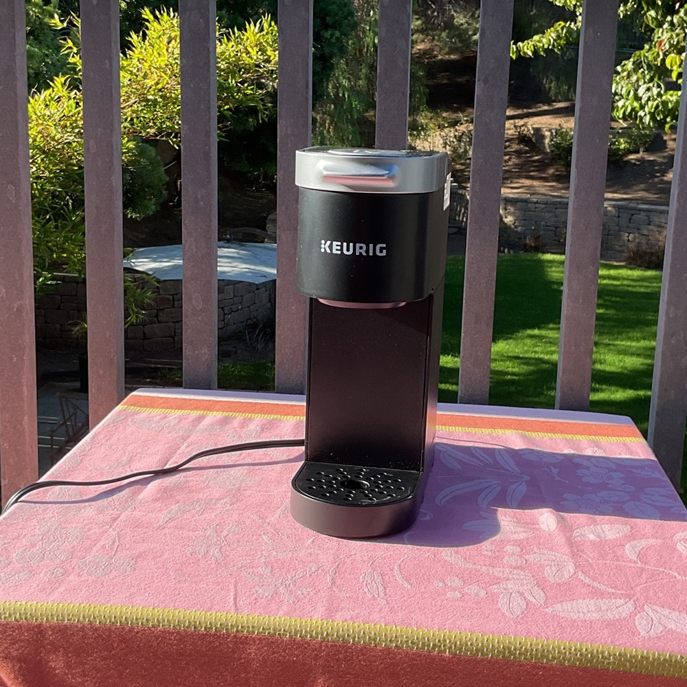 Keurig Compact Coffee Brewer - Black and Silver